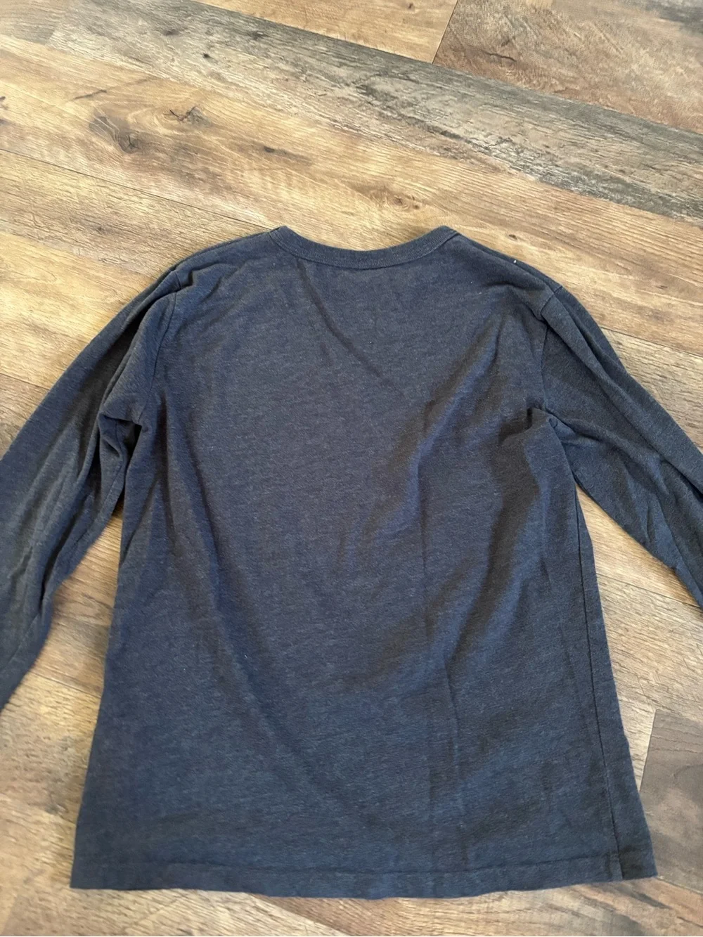 Place Charcoal & Orange 'Nothing But Hustle' Long-Sleeve Tee